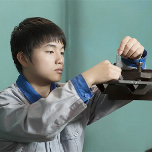 A technician is solving problems.